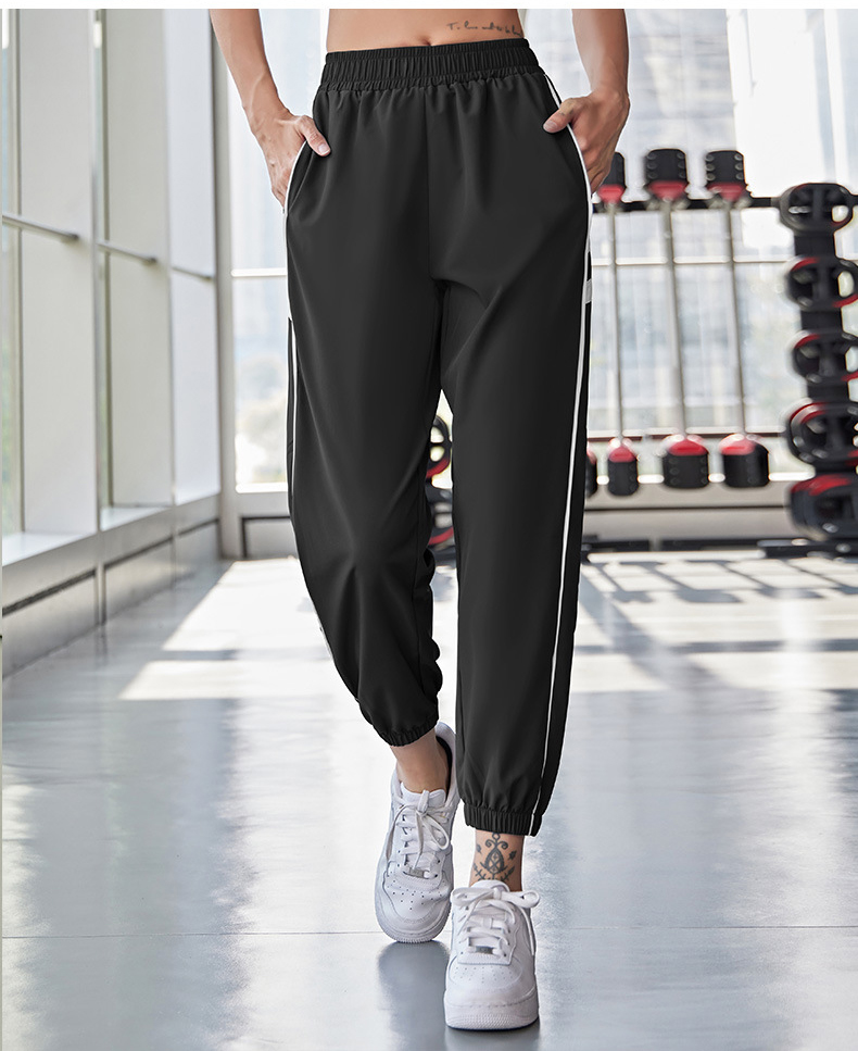 Quần dài gió nữ gym yoga aerobic JYMK009