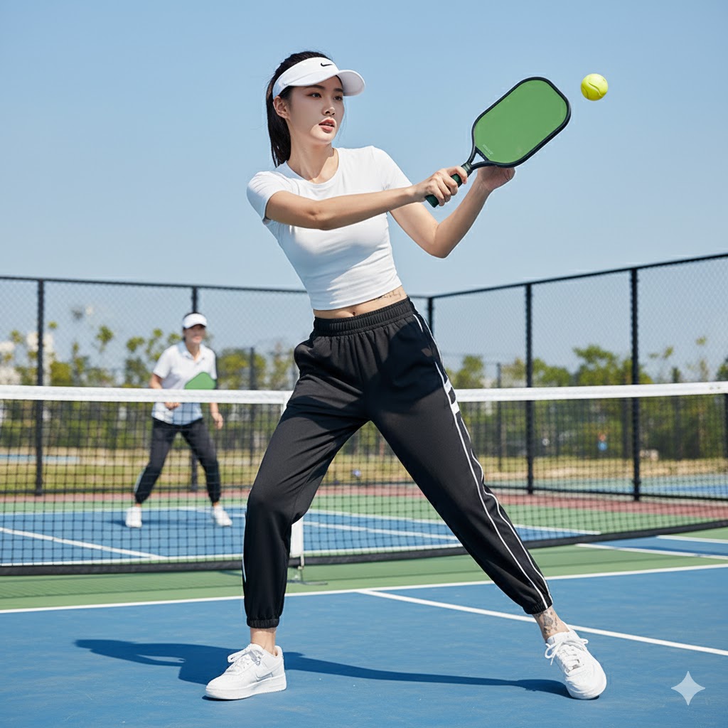 Quần dài gió nữ gym yoga aerobic JYMK009