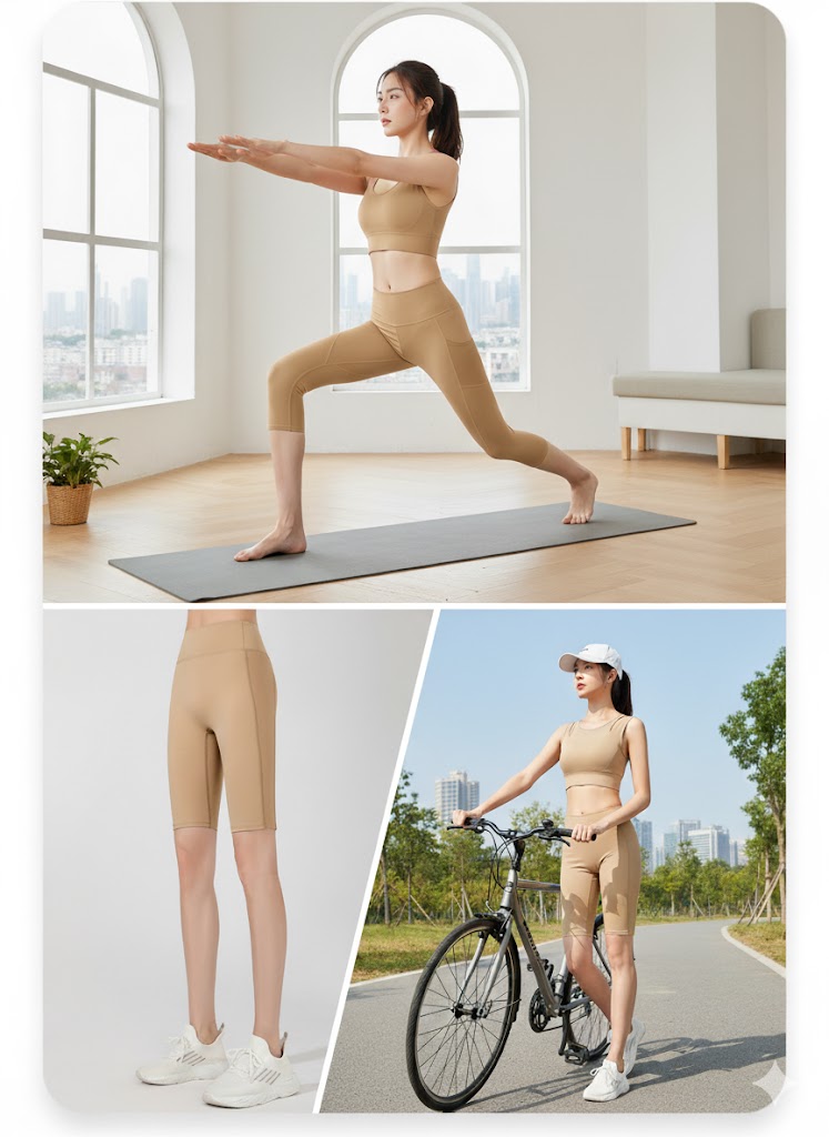 Quần short gym yoga aerobic nữ tôn mông CK156