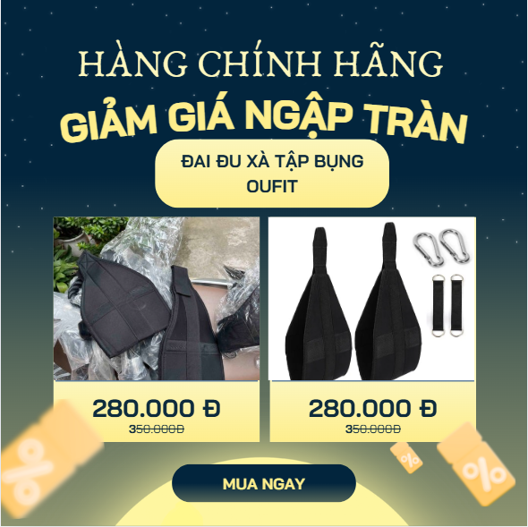 Đai đu xà tập bụng oufit cao cấp