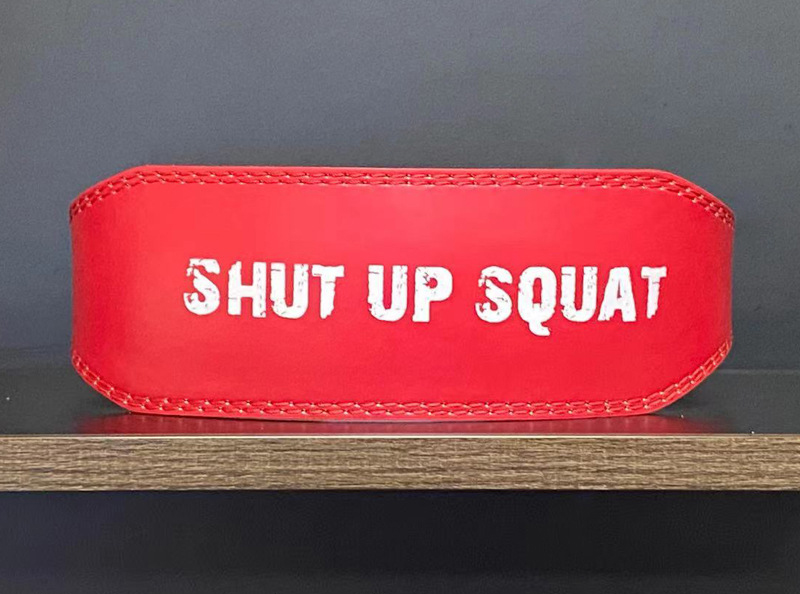Đai lưng gym da PU SHUT UP SQUAT YP001