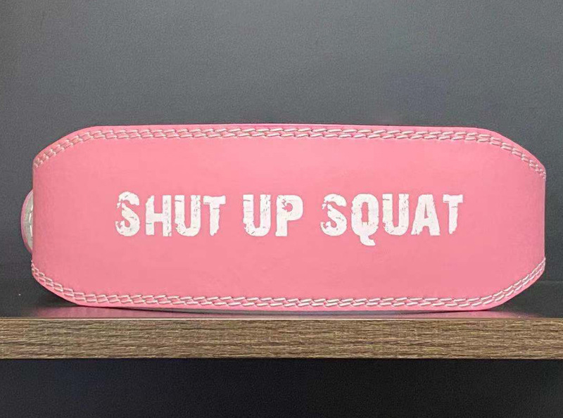 Đai lưng gym da PU SHUT UP SQUAT YP001