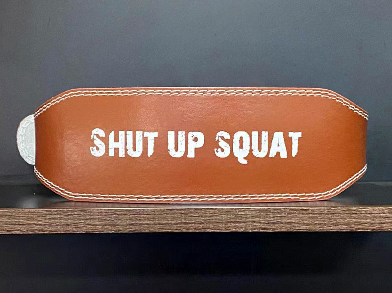 Đai lưng gym da PU SHUT UP SQUAT YP001