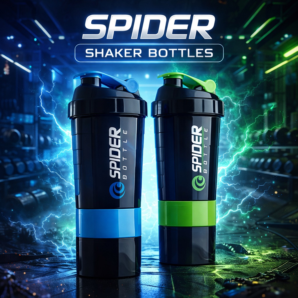Bình Nước SPIDER 3 Ngăn 650ml