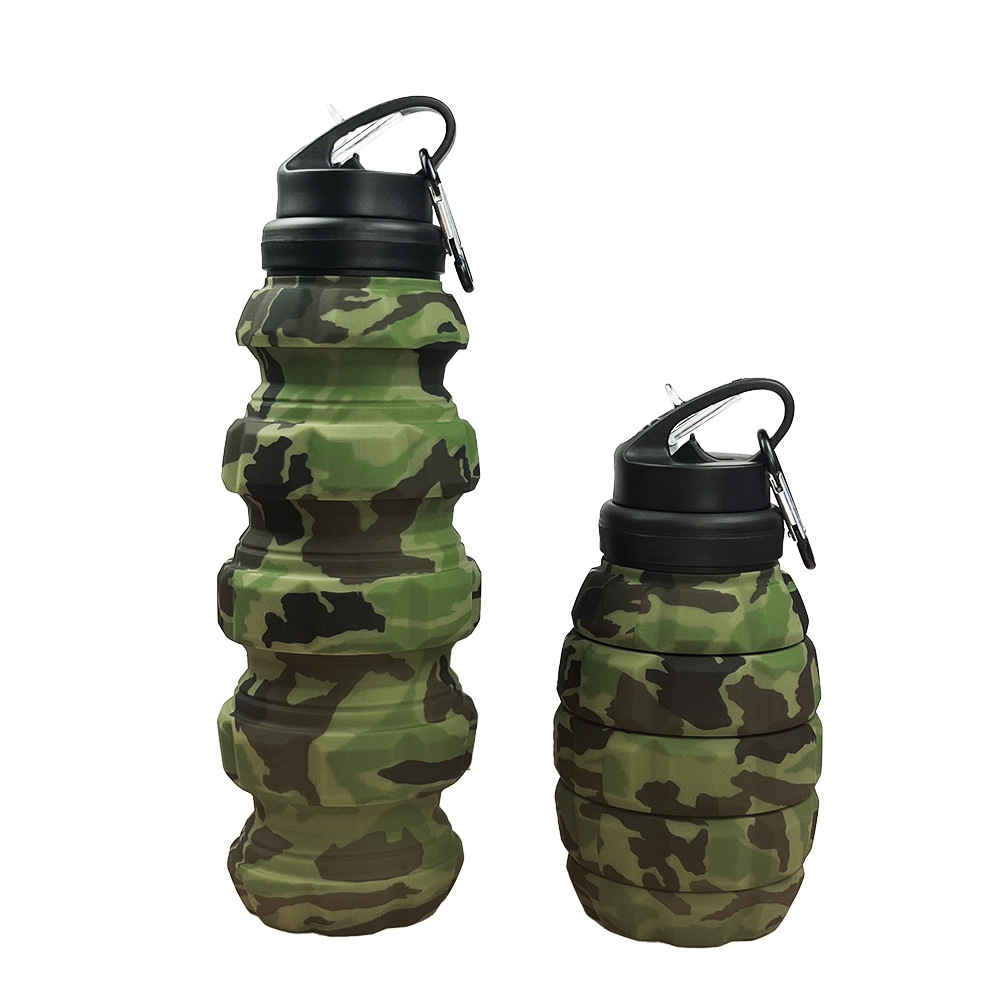 Bình nước Silicon hình quả mìn dung tích 600ml