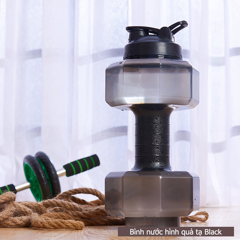 Bình nước hình quả tạ 2200ml