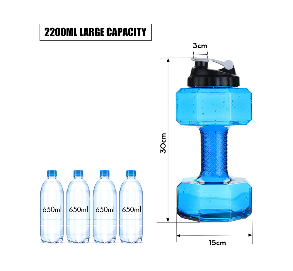 Bình nước quả tạ cao cấp dung tích 2200ml