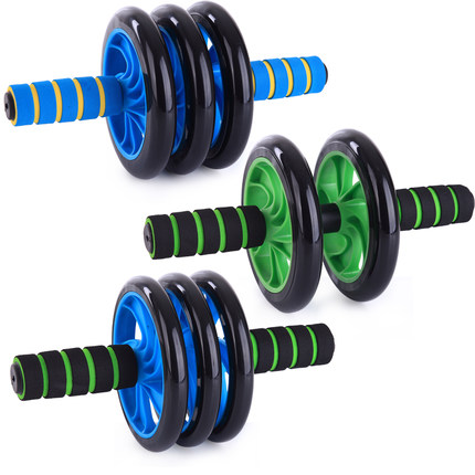 Con lăn tập bụng 3 bánh ab wheel cao cấp 