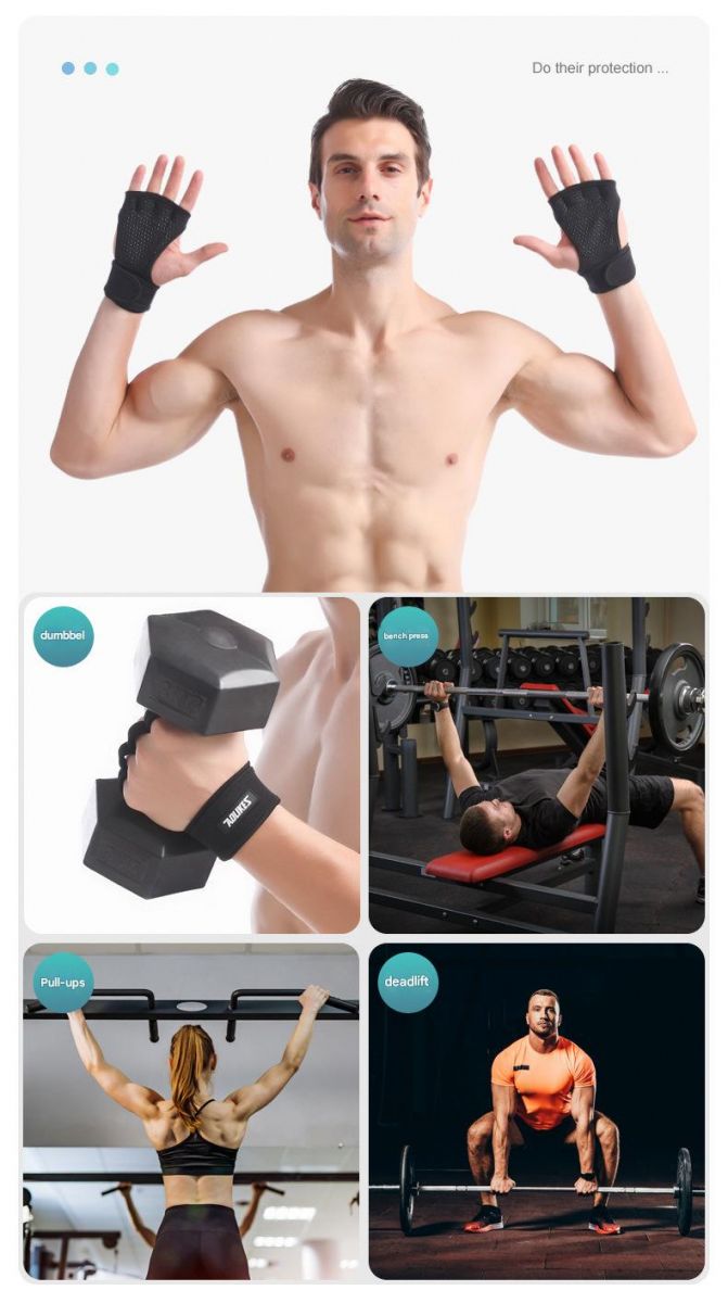 Găng tay hở bàn chính hãng AOLIKES A117