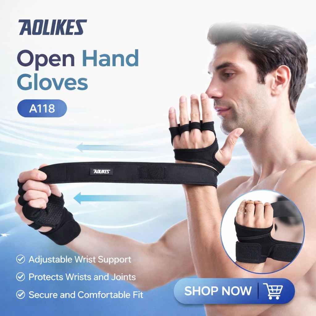 Găng tay hở bàn chính hãng AOLIKES A118