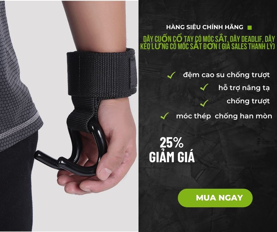 Dây cuốn cổ tay móc sắt đơn oujian