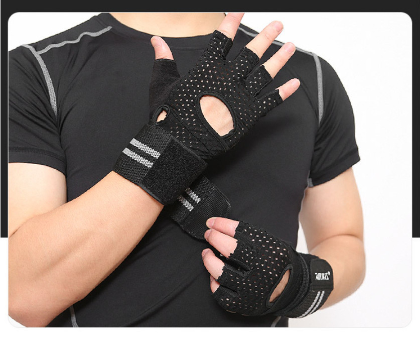 Găng tay gym nam Aolikes quấn HS113