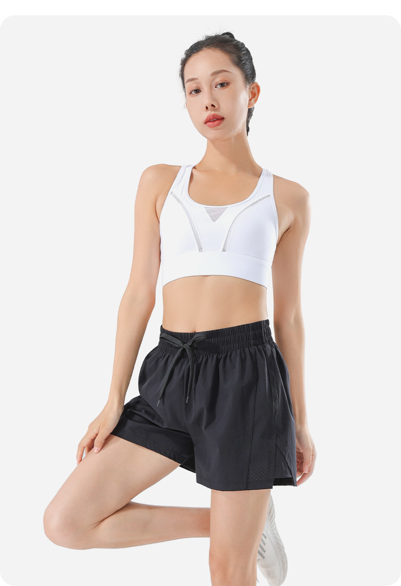 Quần short nữ 2 lớp tập gym yoga,tennis, Pickleball DK200