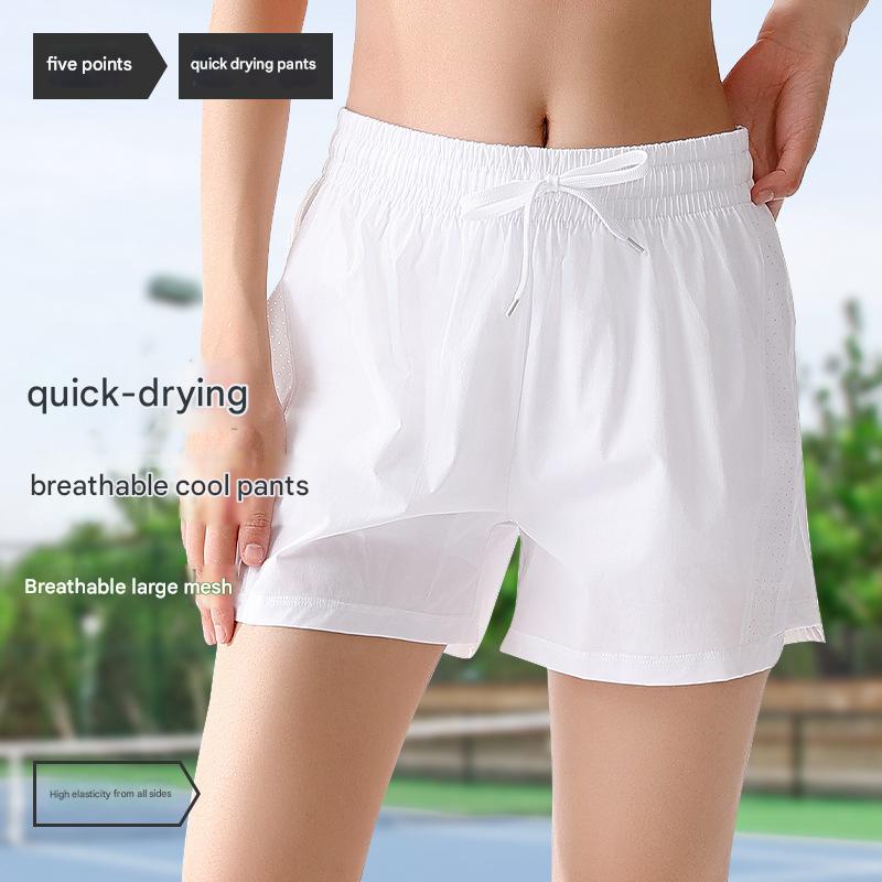 Quần short nữ 2 lớp tập gym yoga,tennis, Pickleball DK200