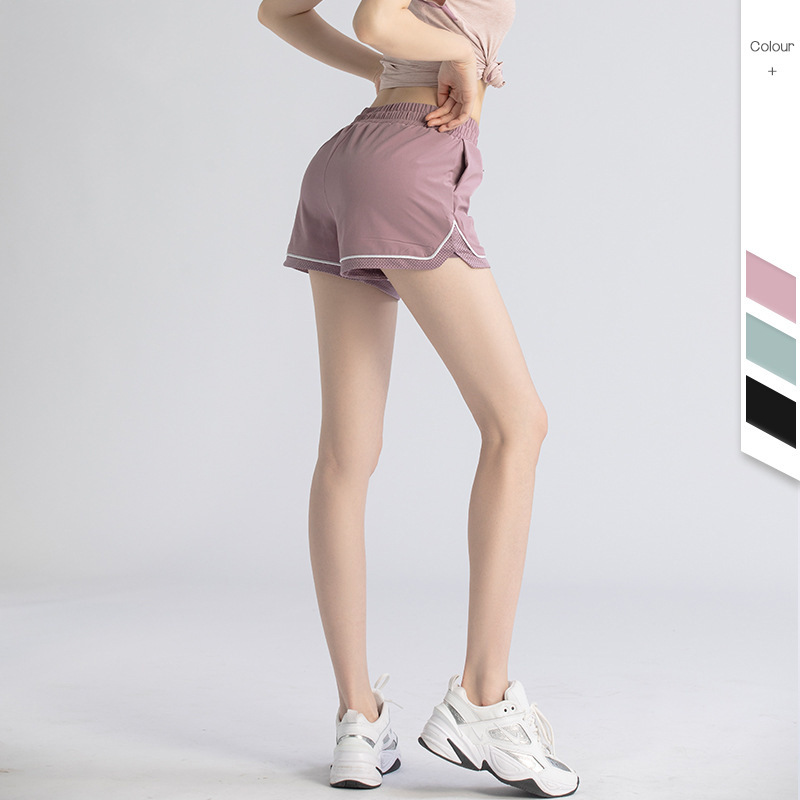 Short nữ 2 lớp gym yoga thể thao YJDKSW01