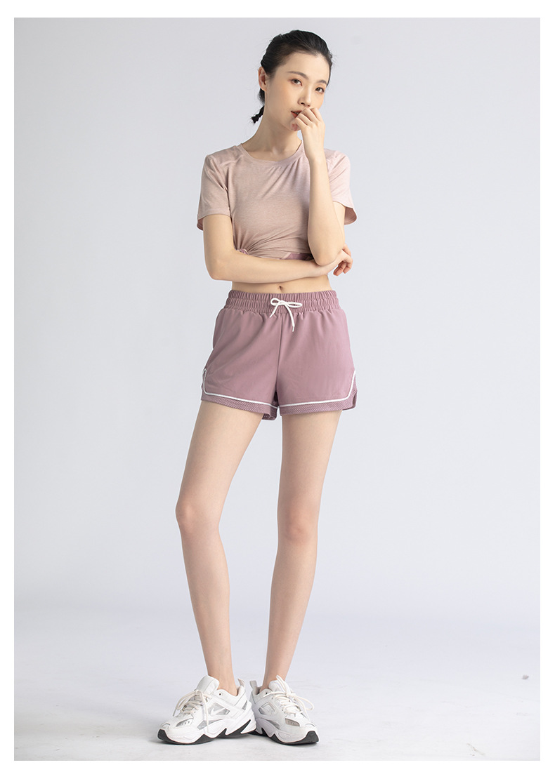 Short nữ 2 lớp gym yoga thể thao YJDKSW01