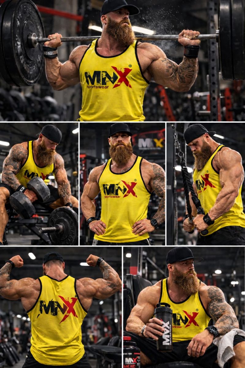 Ba lỗ gym nam MNX