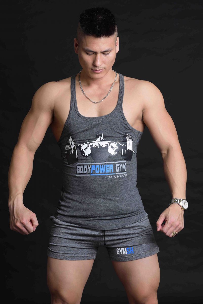 Ba lỗ nam dây nhỏ BODYPOWER GYM 