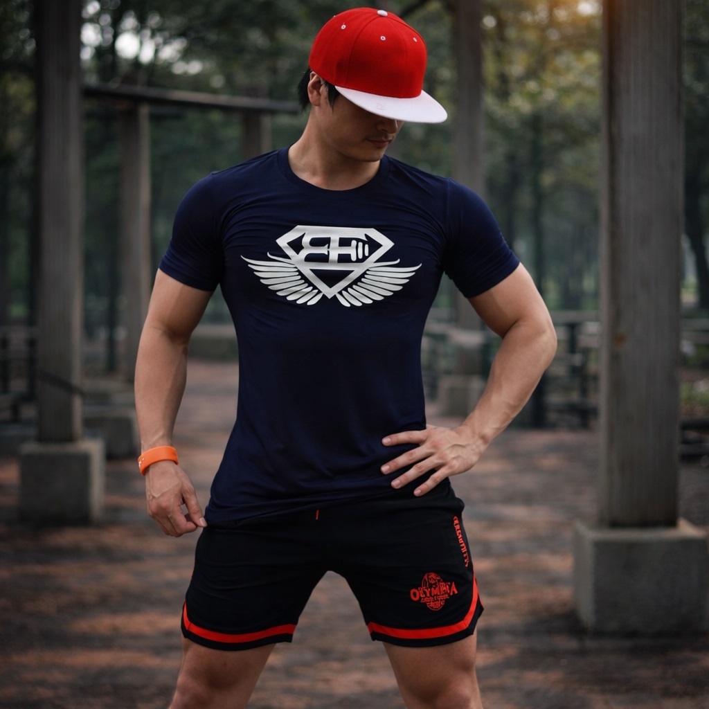 Cộc tay nam vạt chéo Body Engineers