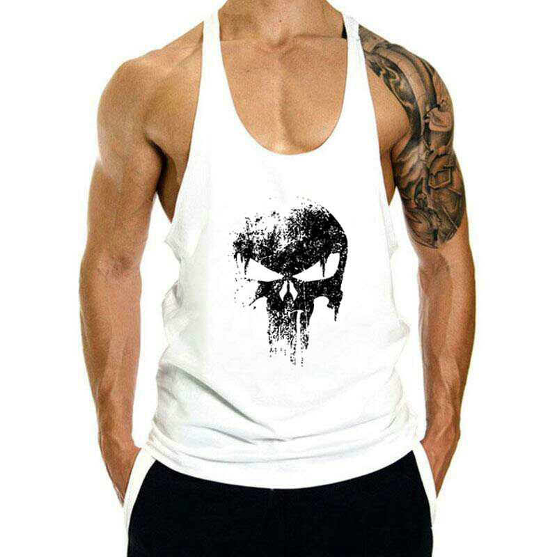 Ba lỗ gym nam Skull