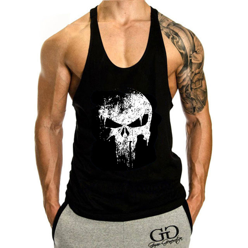 Ba lỗ gym nam Skull
