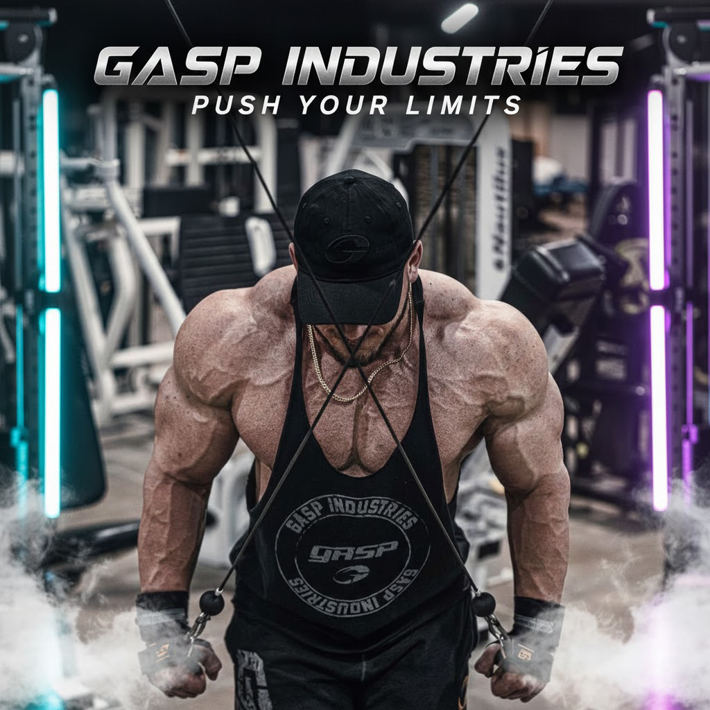 Ba lỗ tập gym nam dây nhỏ không viền GASP 
