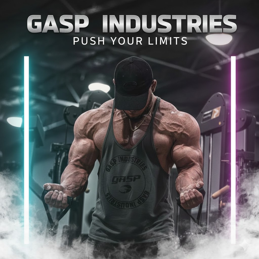 Ba lỗ tập gym nam dây nhỏ không viền GASP 
