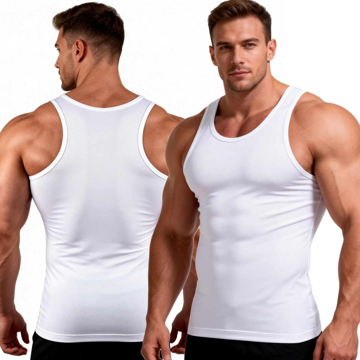 Ba lỗ gym nam thun lạnh trơn không in hình S1813