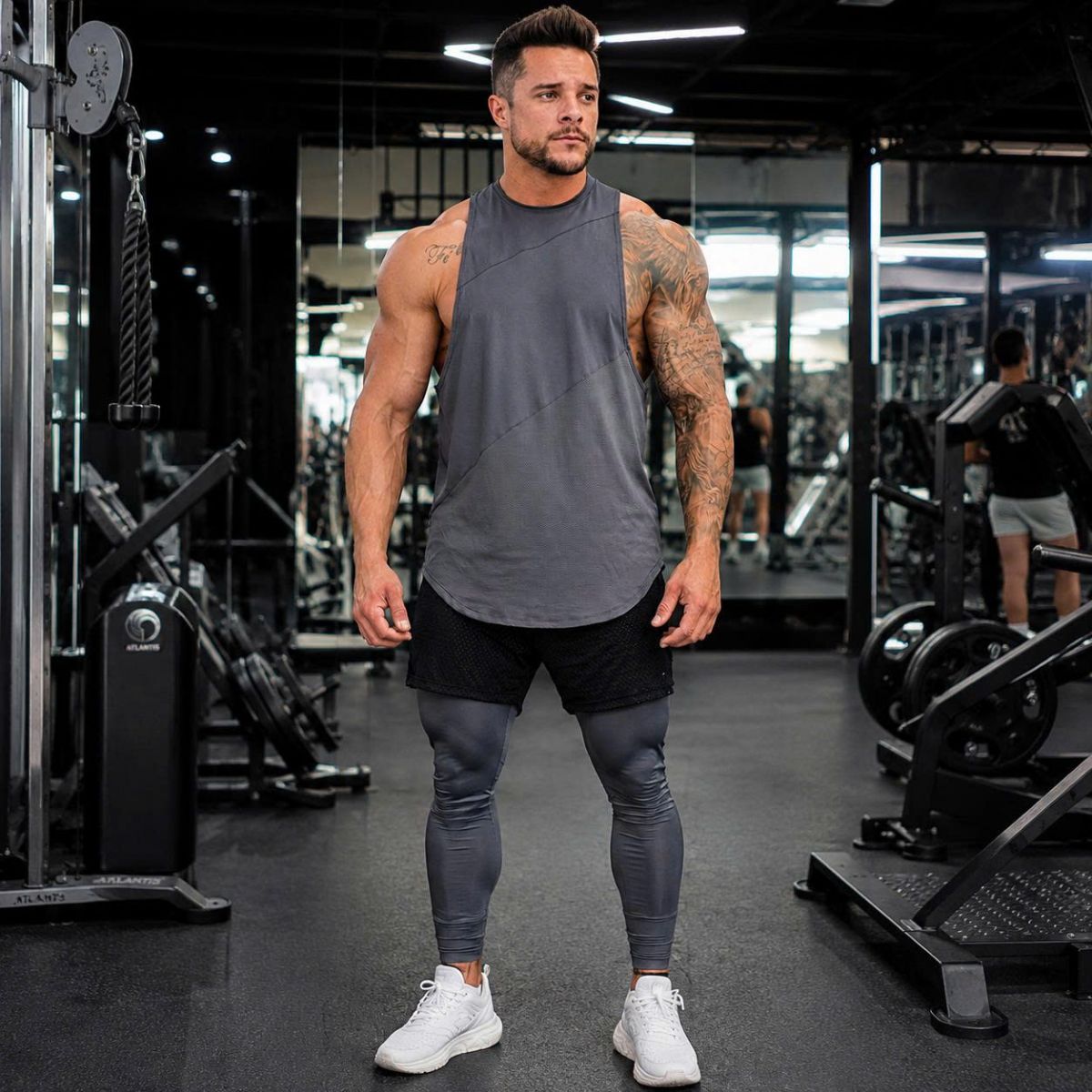 Tanktops gym nam 6 mảnh ASRV-20M125