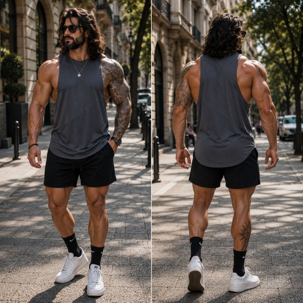 Tanktops gym nam 6 mảnh ASRV-20M125
