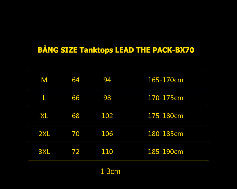 Tanktops gym nam LEAD THE PACK-BX70 nhập