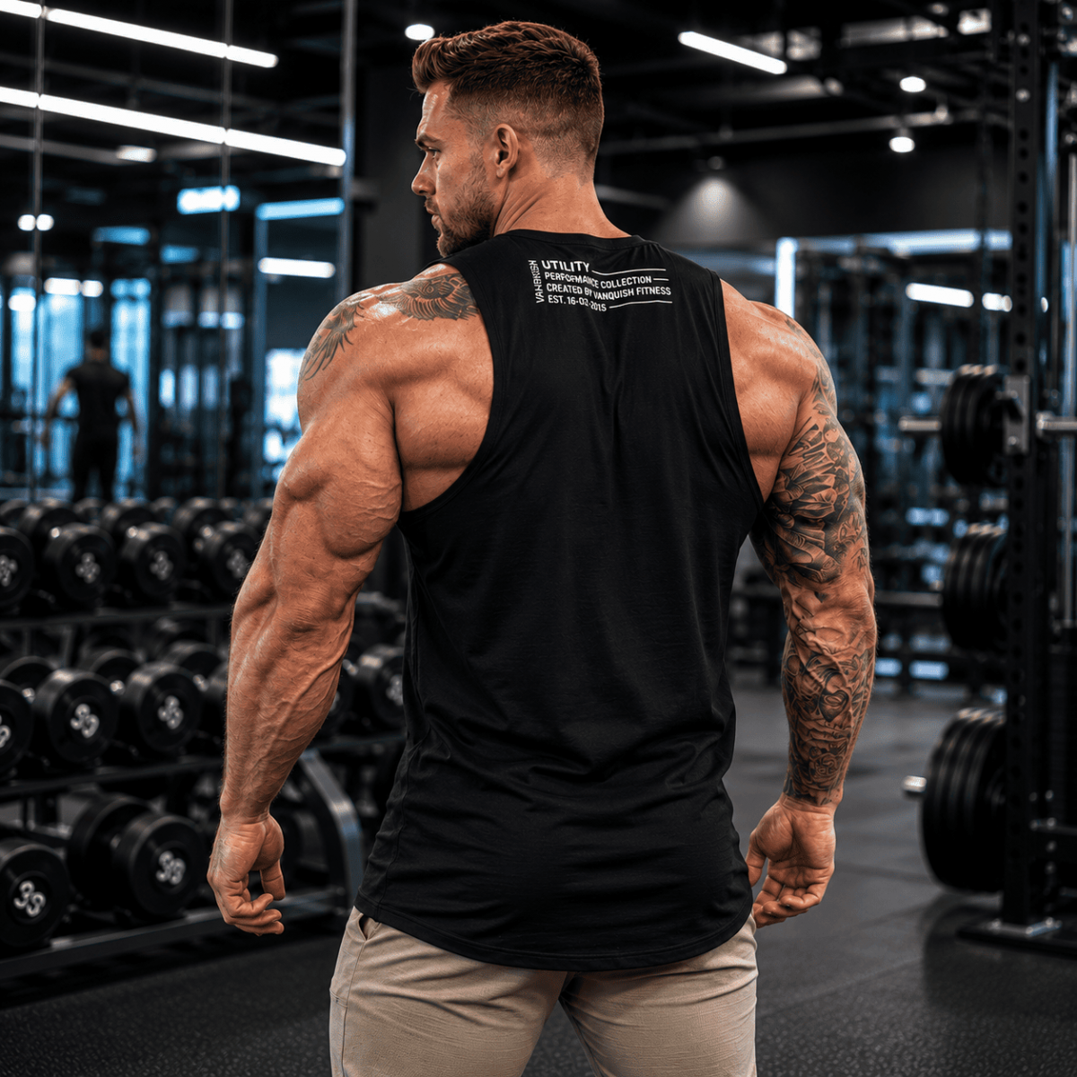Tanktops gym nam UTILITY YH-BX54A-VQ nhập