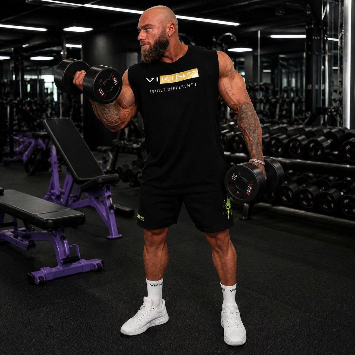 Tanktops gym nam VIKING