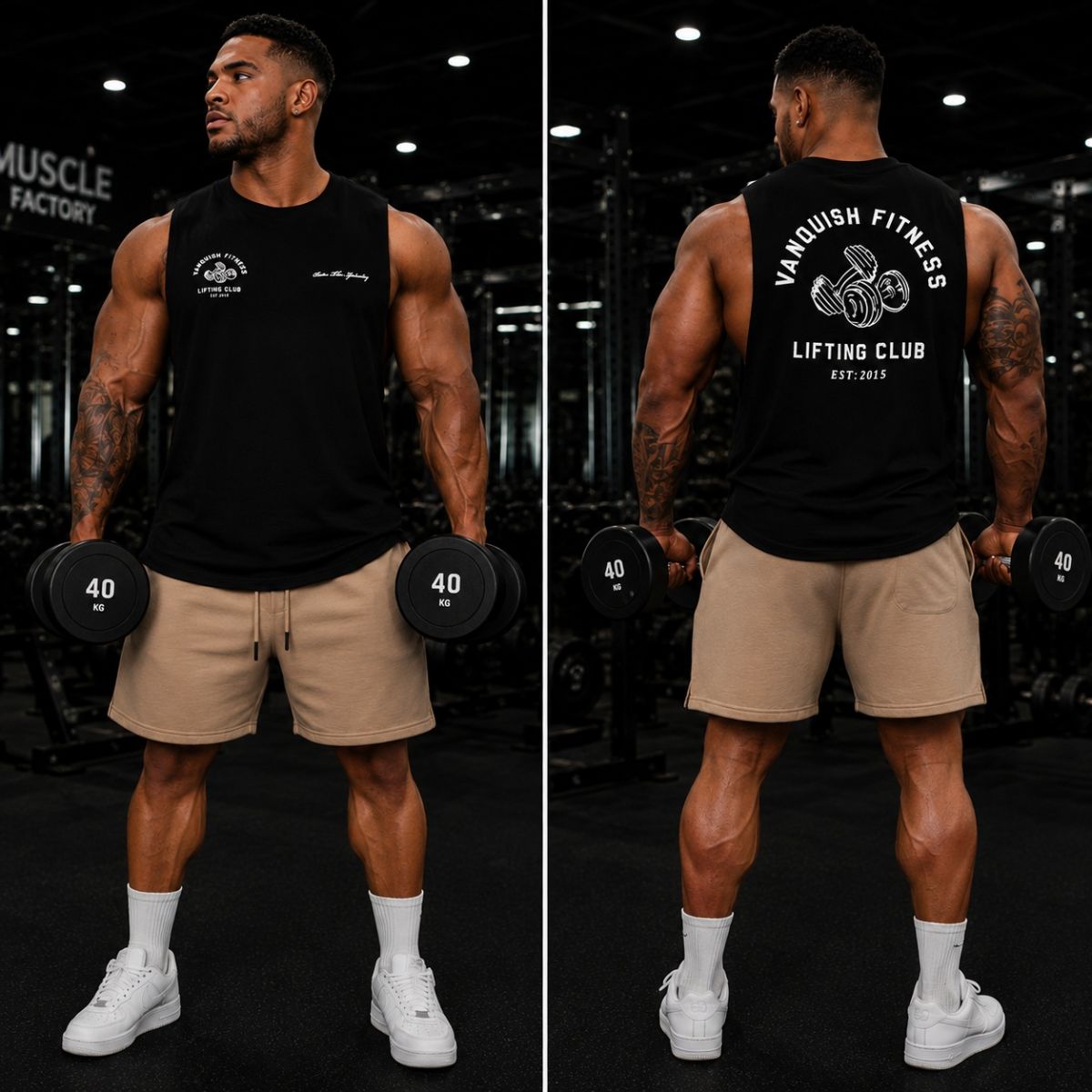 Tanktops gym nam Vanquish Fitness Lifting Club