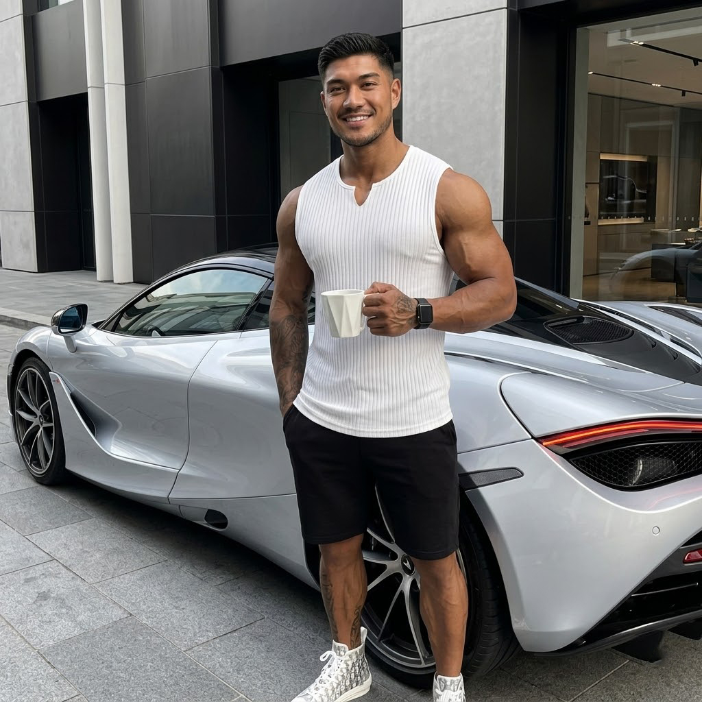 Tanktops tăm gym nam cổ v cao cấp