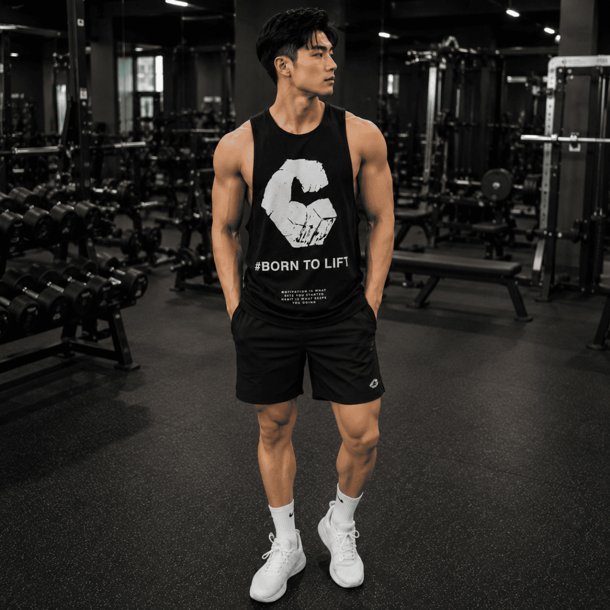 Tanktops gym nam Born To Lift