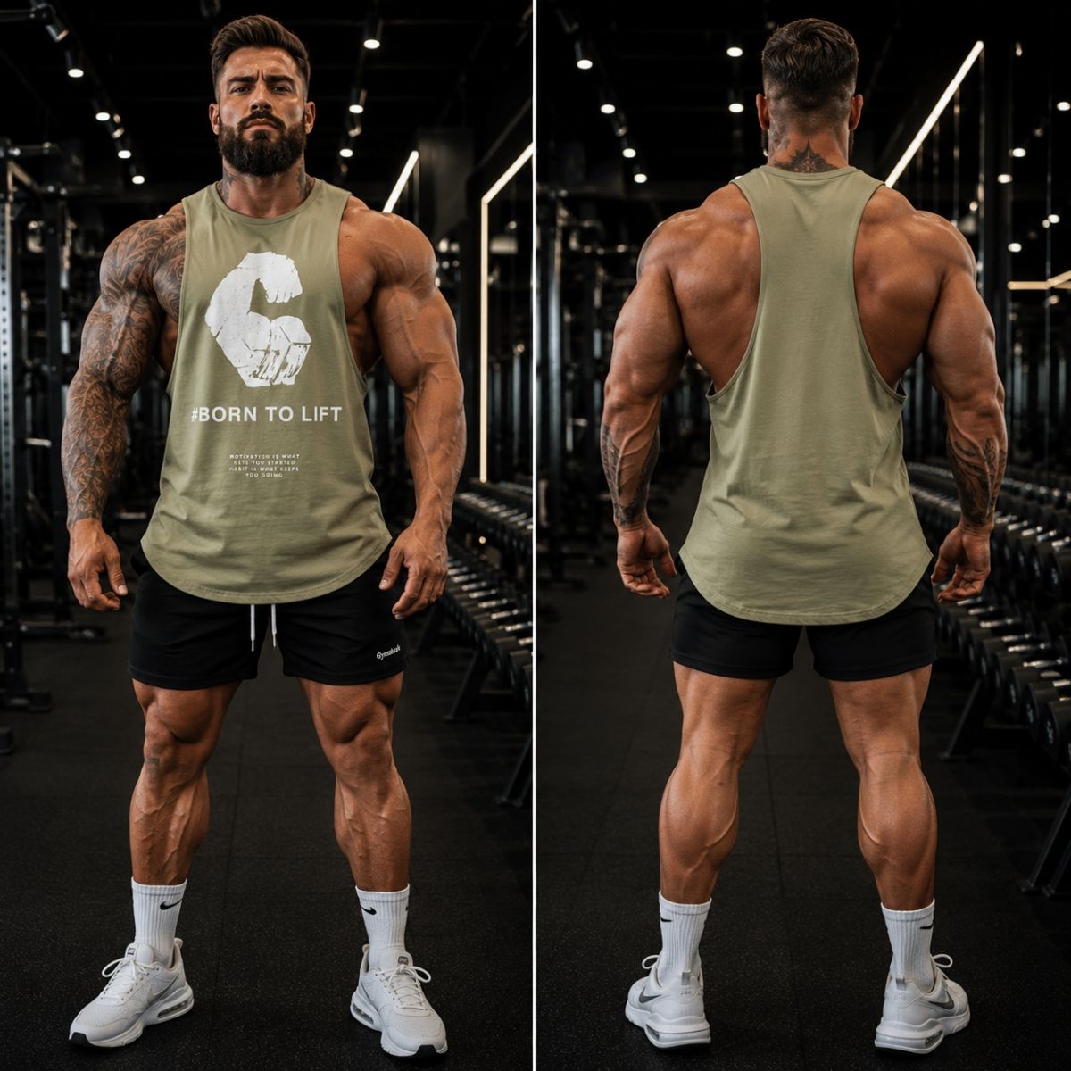 Tanktops gym nam Born To Lift