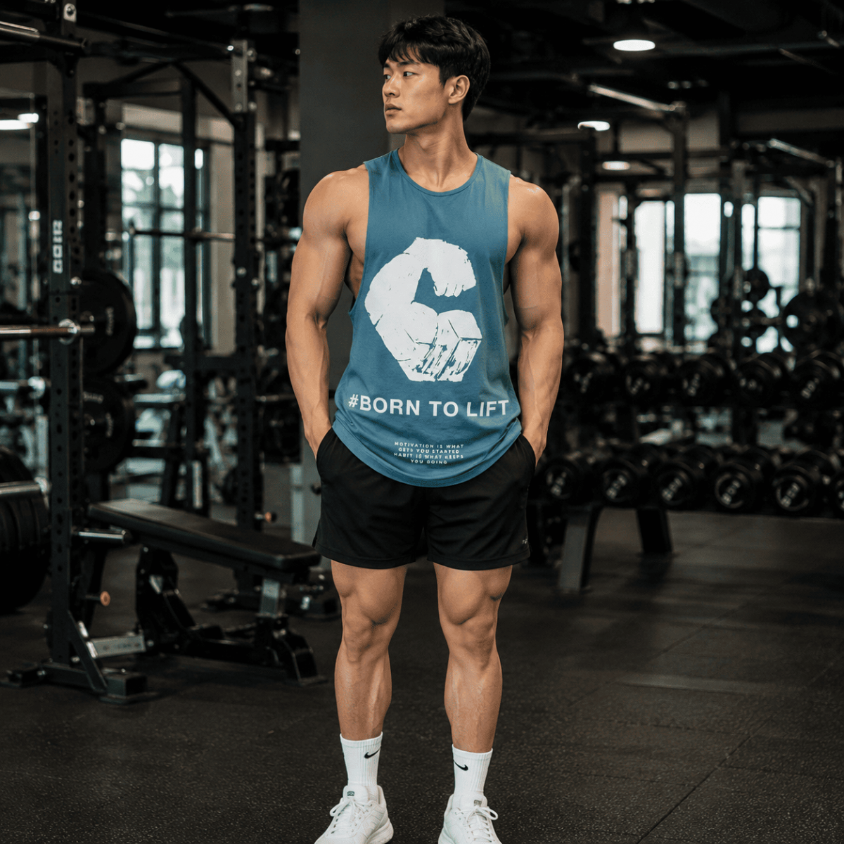 Tanktops gym nam Born To Lift