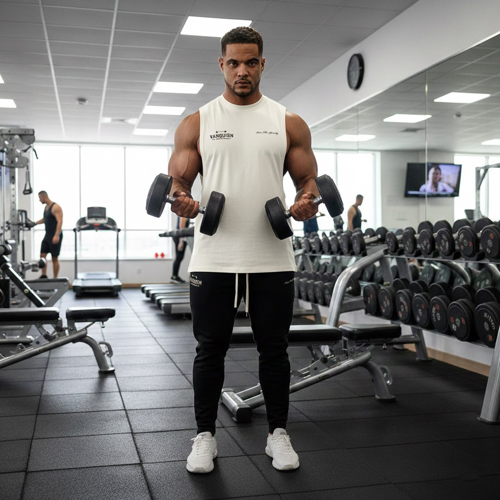 Tanktops gym nam Vanquish Fitness The Unconquerable