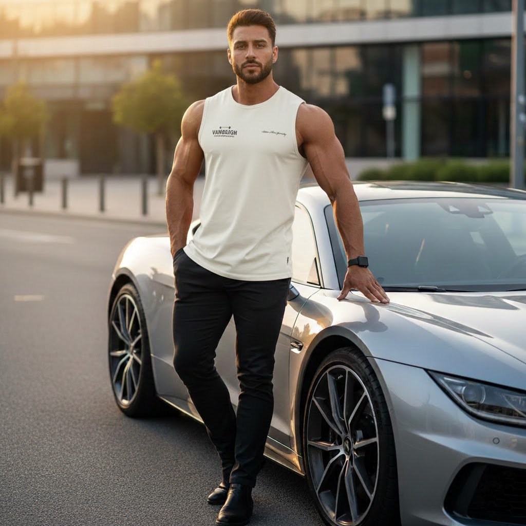 Tanktops gym nam Vanquish Fitness The Unconquerable