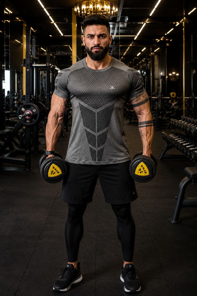 Áo cộc tay gym nam ZK - Bulking cao cấp