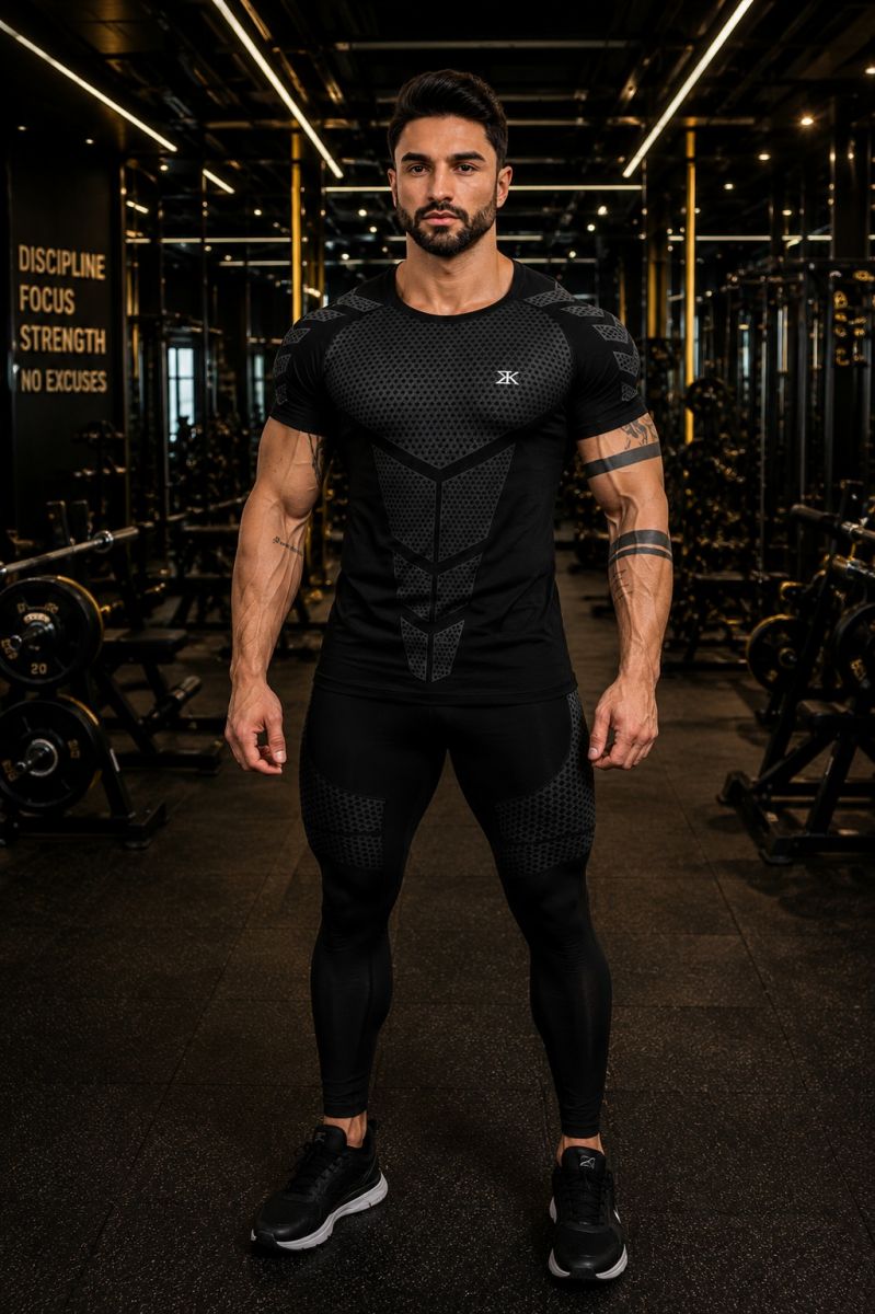 Áo cộc tay gym nam ZK - Bulking cao cấp