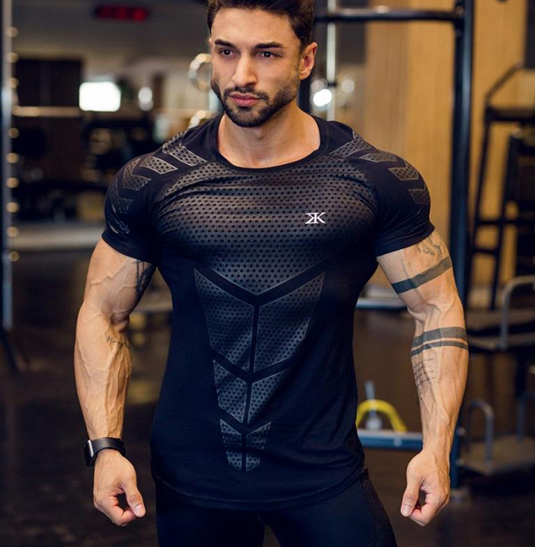 Áo cộc tay gym nam ZK - Bulking cao cấp