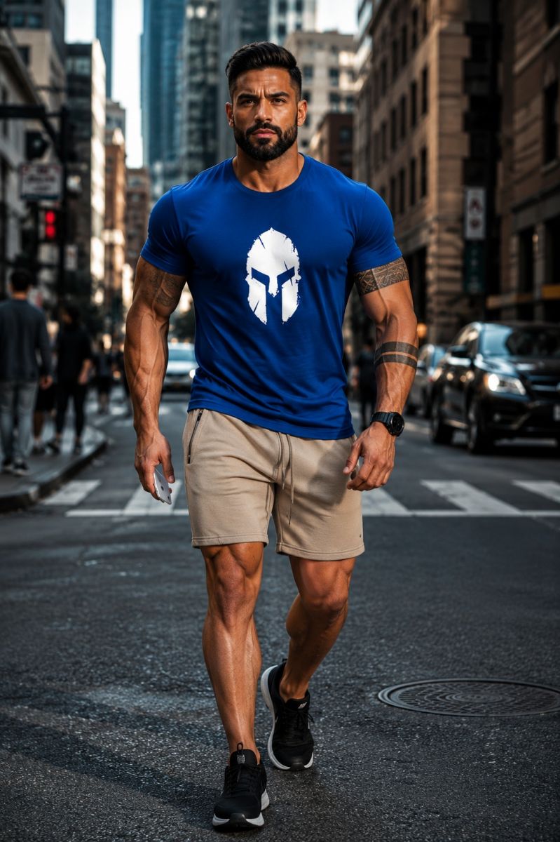 Cộc tay gym nam Spartafit