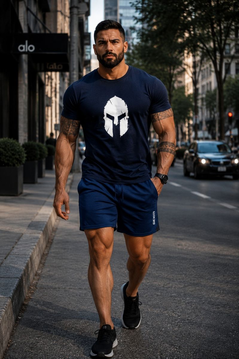 Cộc tay gym nam Spartafit