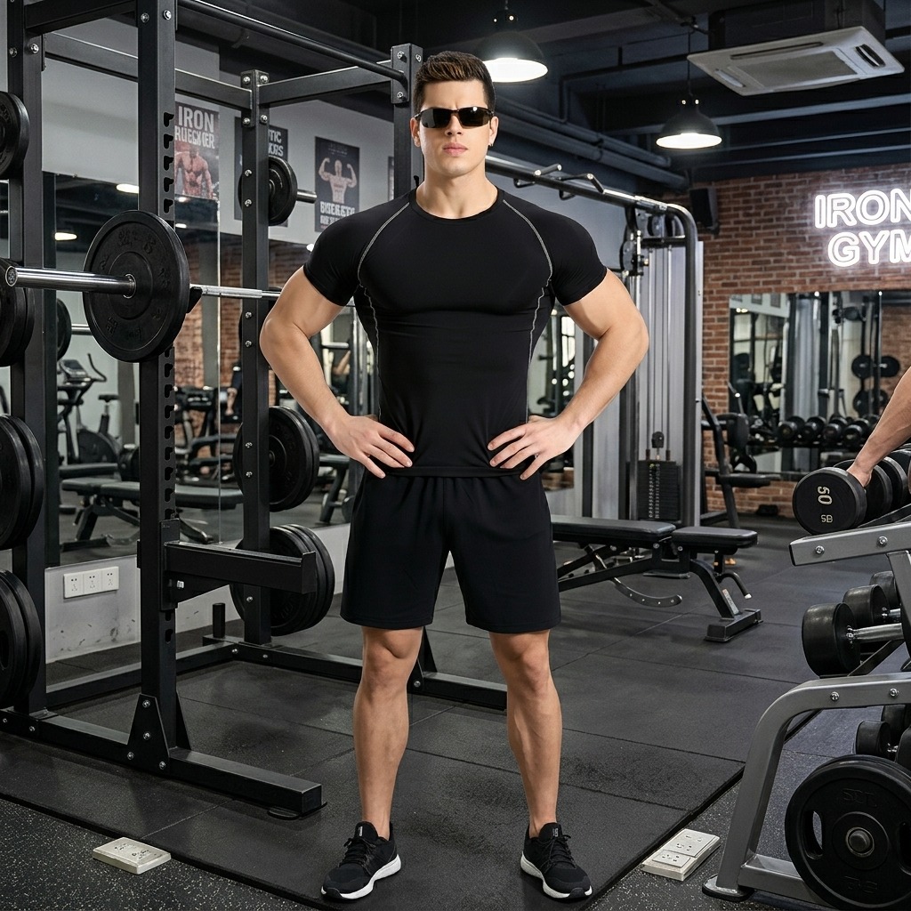 Áo cộc tay gym nam G-Oufit P17100
