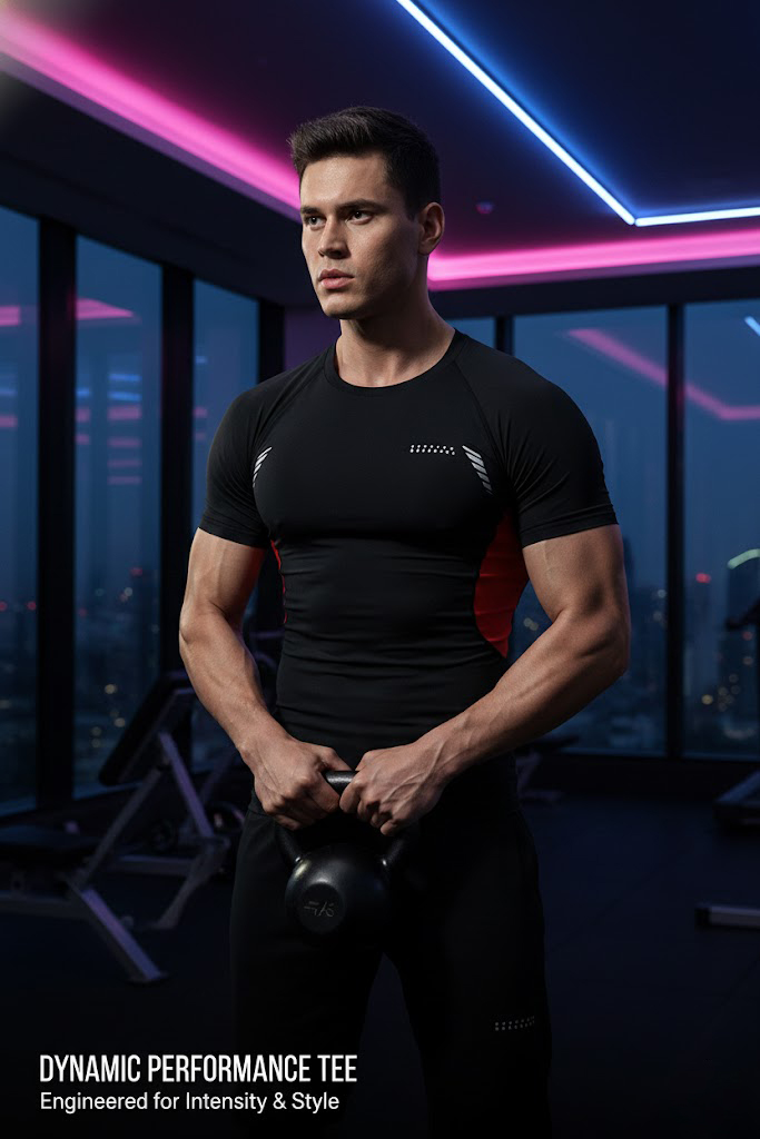 Cộc tay gym nam body G-Oufit MY17811
