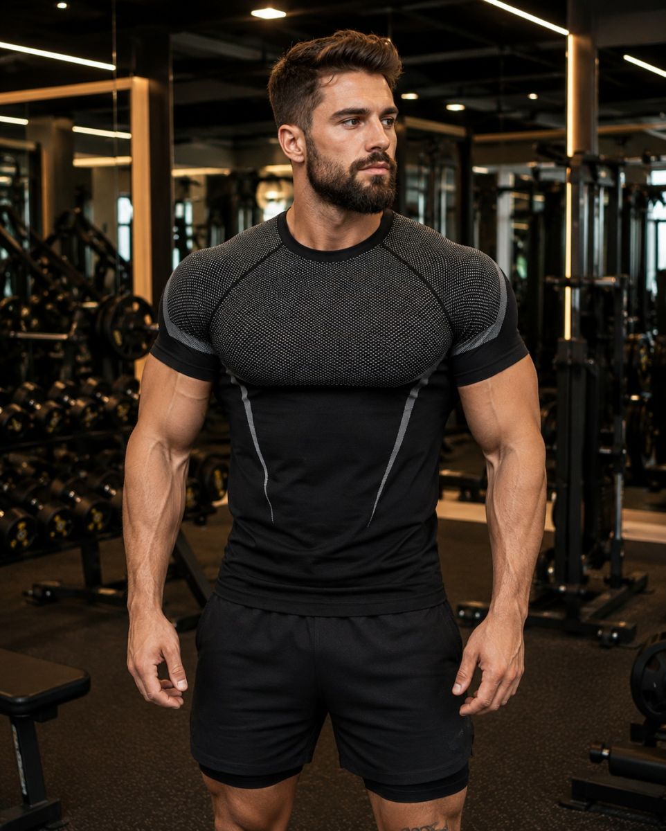 Cộc tay nam body Sharkgym pro