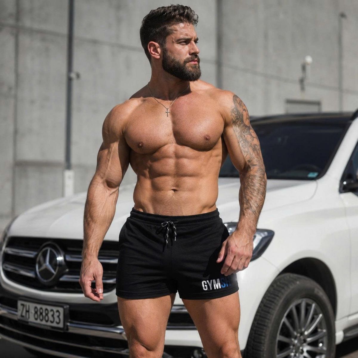 Quần squat nam gymshark