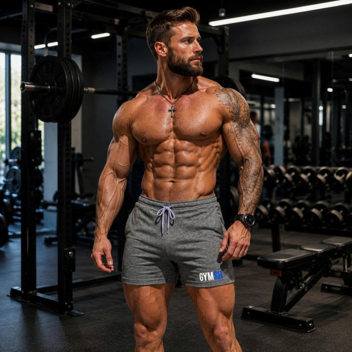 Quần squat nam gymshark
